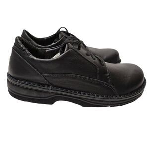 NAOT Olaf Lace‑Up Shoes Made in Israel Men’s 9 Women’s 11 Black